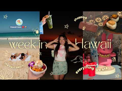 HAWAII VLOG Girls Trip To Oahu The Best Food Spots On The Island North Shore Waikiki Shopping