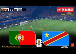  EN DIRECT PORTUGAL Vs RD CONGO Coupe Du Monde De La FIFA 2026 Simulation Vidéo En Direct PES21