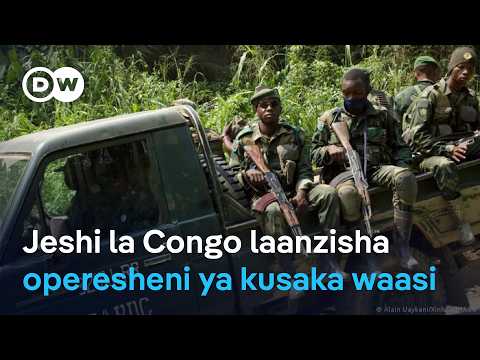 DRC Jeshi Lazindua Operesheni Ya Kusaka Waasi Wa FDLR