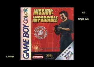 Mission Impossible Original Soundtrack GBC