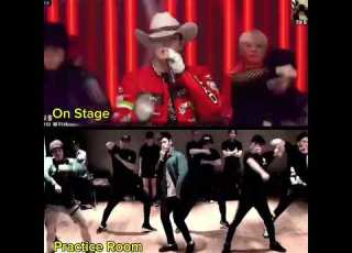 Bang Bang Bang On Stage VS Practice Session T O P Thanos Choiseunghyun Rapper Slay