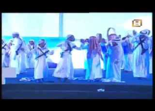 فرقة العبية تقدم اللون الدوسري ضمن فعاليات عيد الرياض 1435 بمنتزه الملك عبدالله