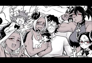Happy Life With Demon King Wife Family Photo PeaCh88 Comic