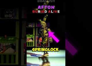 DID YOU KNOW AFTON WAS BURIED ALIVE Shorts Fnaf
