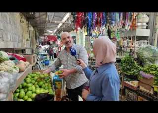 الجولة الصباحية من برنامج عبكير من وسط مدينة نابلس مع الزميلة ساجدة بني شمسة