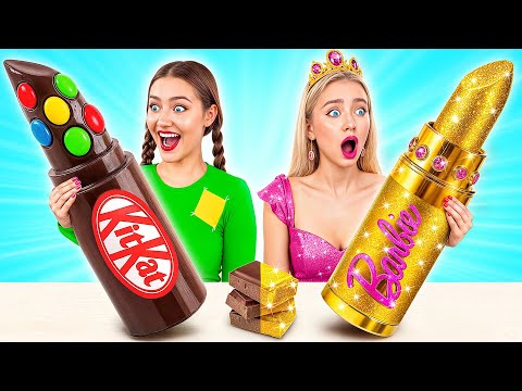 Real Food Vs Chocolate Food Challenge Who Wins The Cooking War By Multi DO Challenge