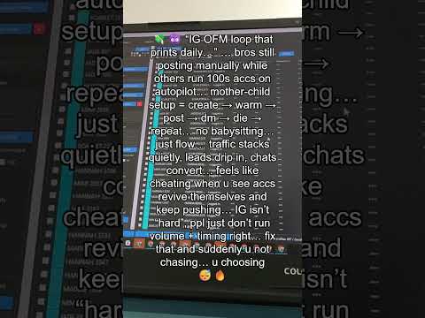 IG OFM Loop That Prints Daily Automation Method