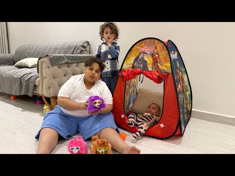 سكتش البطريق اخذ فهودي لمحل الالعاب واشترو خيمه للبيبي سكتش البطريق اخذ فهودي لمحل الالعاب واشترو خيمه للبيبي