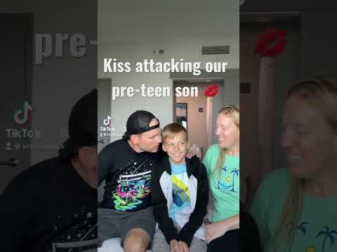 Kiss Attacking Our Pre Teen Son S Identical Twin Shorts Kiss Attacking Our Pre Teen Son S Identical Twin Shorts