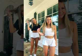 Tatcha Dance Viral Music Sound Blonde Blondes Boptok Bop Bops White Shorts Danceshorts