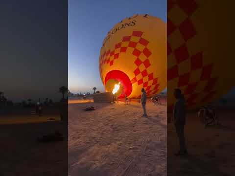 تجربة البالون في الاقصر