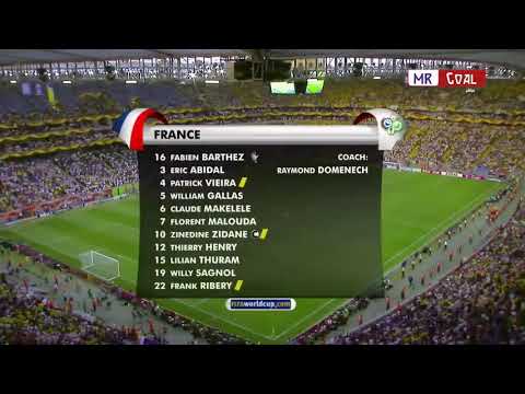 ملخص مباراة فرنسا والبرازيل ربع نهائي كأس العالم 2006 جنون رؤوف خليف مباراة نارية