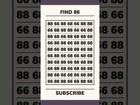 Find The Hidden Number Number Puzzle 7 5
