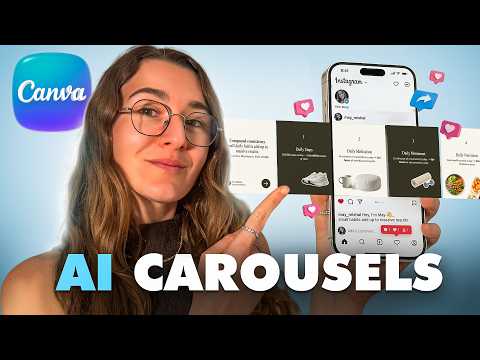 Create Instagram Carousels FAST In Canva Carousel Studio Tutorial