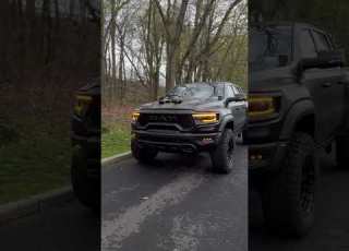 MATTE BLACK RAM TRX WITH VOSSENS ON 37s New Shorts