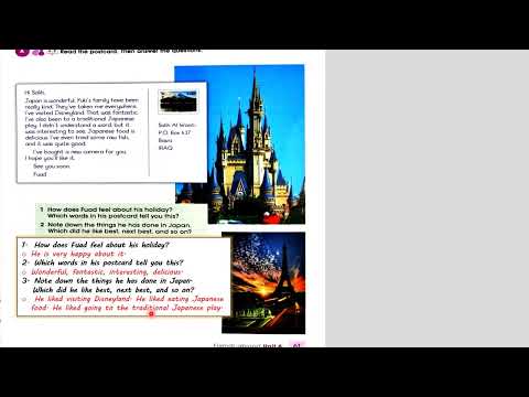 صفحة 61 انكليزي اول متوسط 2023