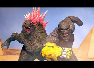 Godzilla X Kong The New Empire PART 2 Stop Motion Battle