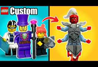 لقد صنعت شخصيات صغيرة من Ninjago Dragons Rising