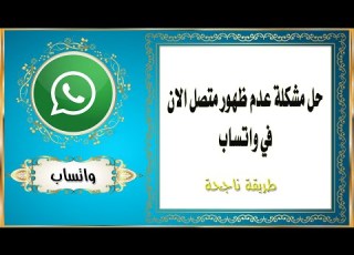  حل مشكلة عدم ظهور متصل الان في واتساب