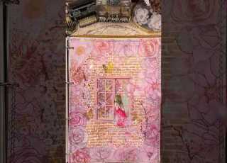 ASMR Journal Pink Window Asmr Scrapbooking Journaling Journal Fyp Diy