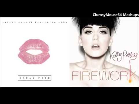 ARIANA GRANDE ZEDD VS KATY PERRY Break Free Like A Firework Break Free VS Firework