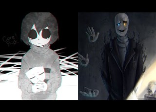  Core Frisk Vs W D Gaster Stronger Than You Mashup
