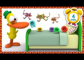  5 Little Aliens Monkeys Nursery Rhymes Baby Songs Pocoyo