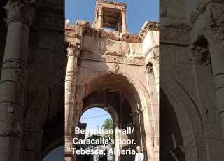 Bezantian Wall Caracalla S Door Tebessa Algeria New Tourism Tourist Viralshort Viral