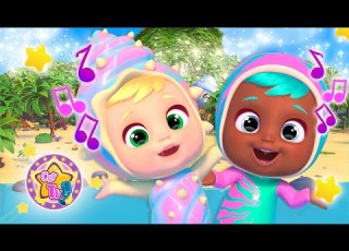 Stars On Stage CRY BABIES Songs Party In Tropical Island KARAOKE Cartoons Songs For Kids