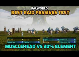 Palworld 30 Element Buff Vs Musclehead Siren Of The Void Test Best Build Vs Xenolord