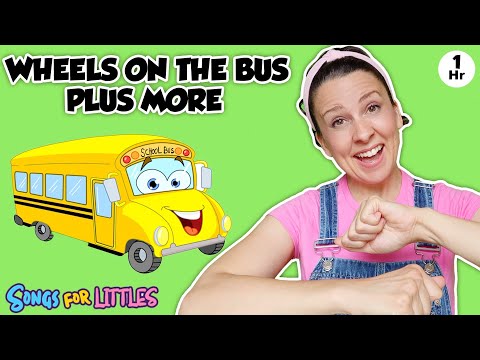 Wheels On The Bus More Nursery Rhymes Kids Songs Educational Videos For Kids Toddlers