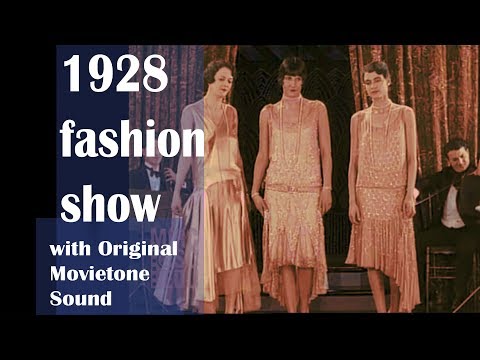 1928 Kitty Gordon S NY Fashion Show Remastered Sound