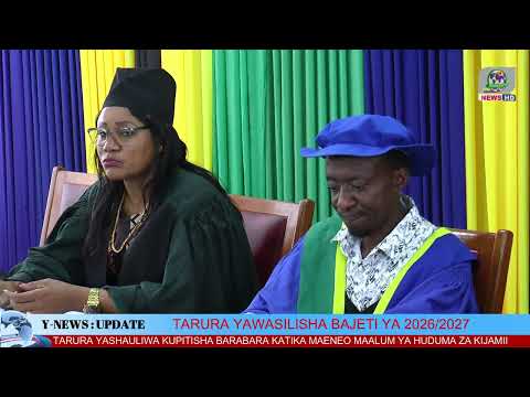 TARURA MUSOMA YAWASILISHA BAJETI 2026 2027 TARURA MUSOMA YAWASILISHA BAJETI 2026 2027