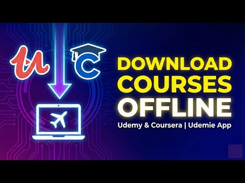 How To Download Udemy Coursera Courses Offline 2026 Udemie App