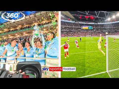 360 VR Carabao Cup Final Highlights And Man City Lifting The Trophy Arsenal Vs Man City