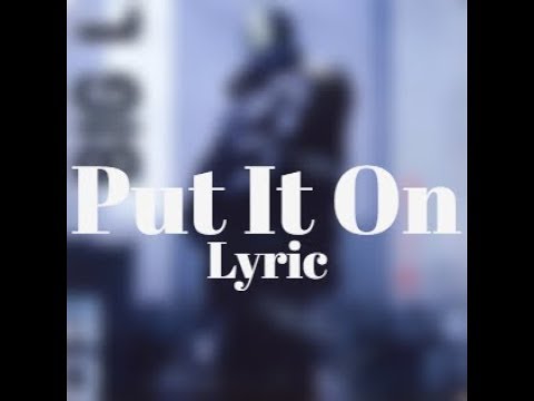 Big L Put It On Lyric Video