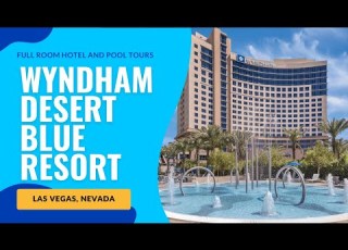 Wyndham Desert Blue Resort Las Vegas FULL Hotel Room Pool Tour