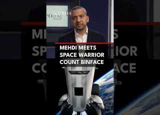  Mehdi Meets Space Warrior Count Binface