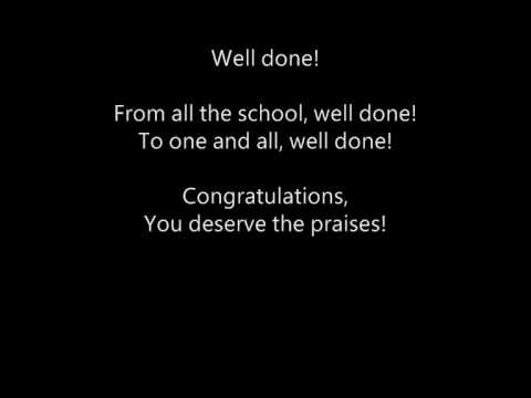 Graduation Song 02 Well Done