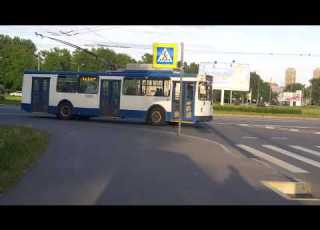Троллейбус маршрут 16 МТрЗ 6223 б 5305 07 06 2020 Санкт Петербург