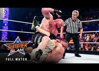 مباراة كاملة جون سينا ضد بروك ليسنر مباراة على لقب WWE سمر سلام 2014