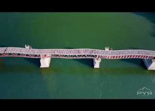  Abandoned CN Railway Bridge In Chambly Quebec Cinematic 4K Drone Footage