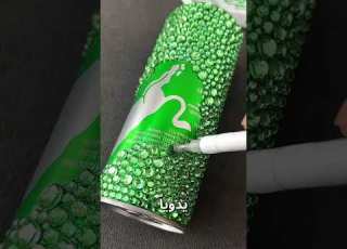 علب ريدبول المغطاة بالكريستال