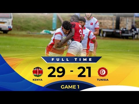 KENYA 29 21 TUNISIA HIGHLIGHTS GAME 1 U20 BARTHES TROPHY 2025 Rugby Tunisie