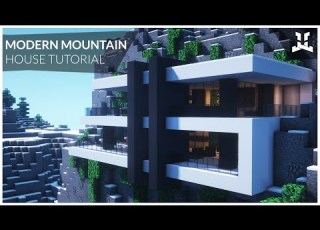  Minecraft MODERN MOUNTAIN HOUSE How To Build Relaxing Tutorial