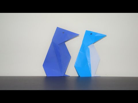 Cómo Hacer Un Pingüino De Papel A Origami Paso A Paso Fácil