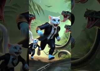 Miao Miao The Cat Stranded On A Deserted Island AI Animated Cat Story Aivideo Shortanimation
