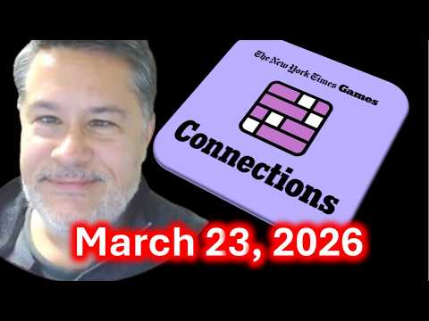 Art Plays Connections For Monday March 23