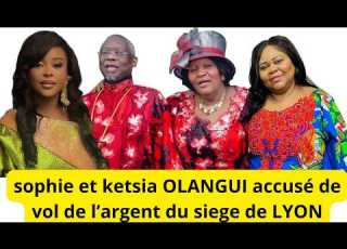  SOEUR LEA DE LYON DENONCE SOPHIE ET KETSIA OLANGUI POUR LE V0L D ARGENT DU SIEGE