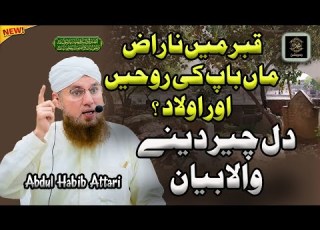 قبر میں ناراض ماں باپ کی روحیں اور اولاد New Bayan By Abdul Habib Attari
